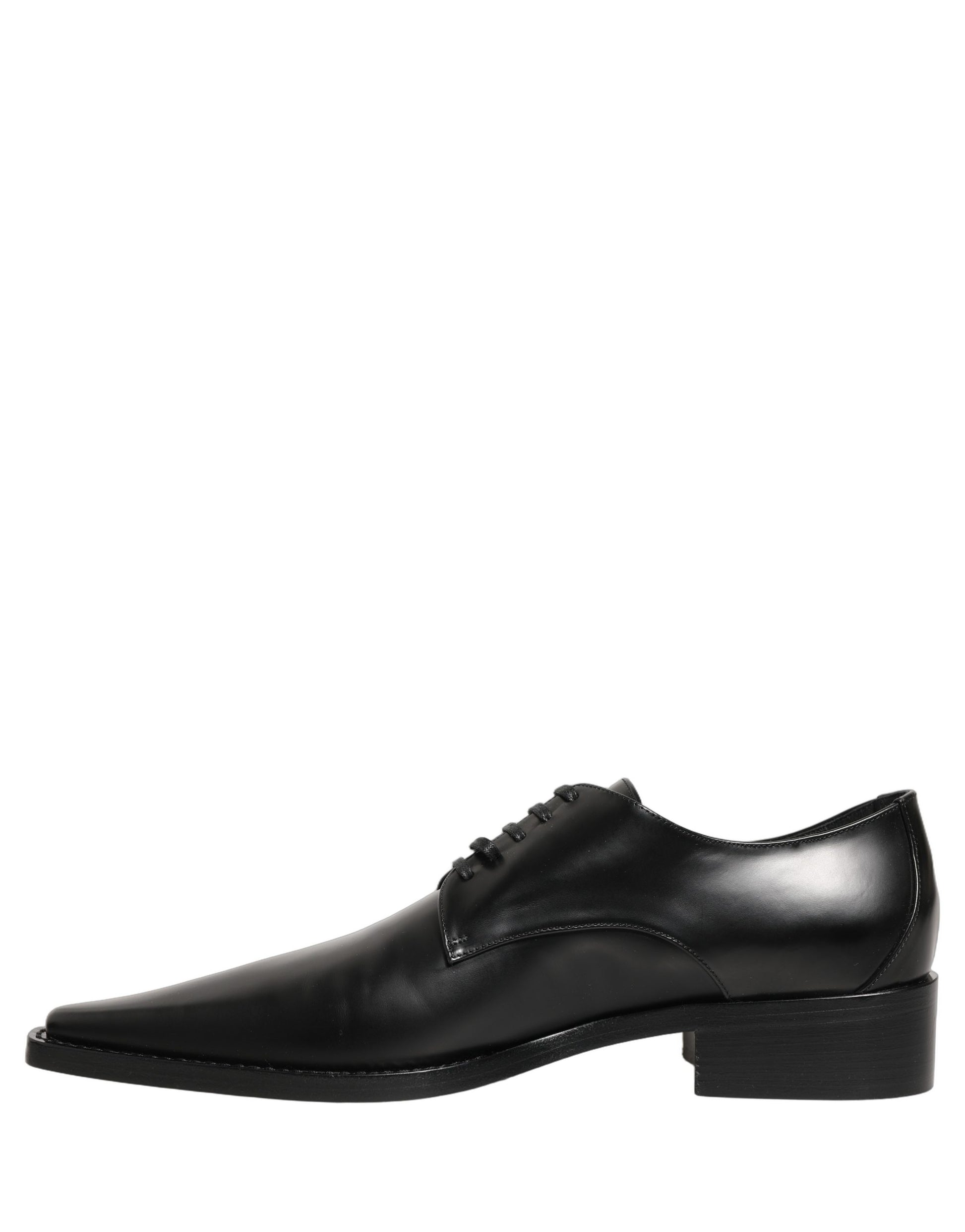 Chaussures habillées Richelieu Dolce & Gabbana en cuir noir à lacets