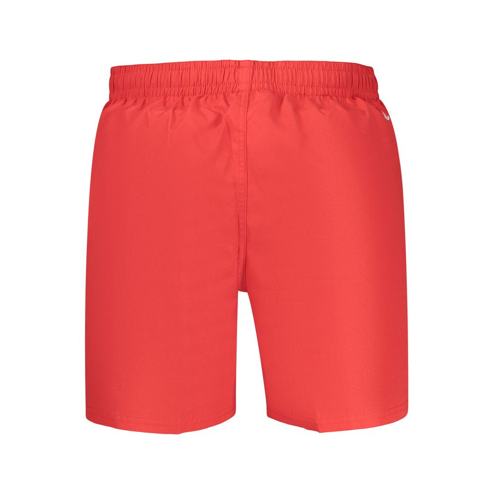 Maillot de bain homme Nike en polyester rouge