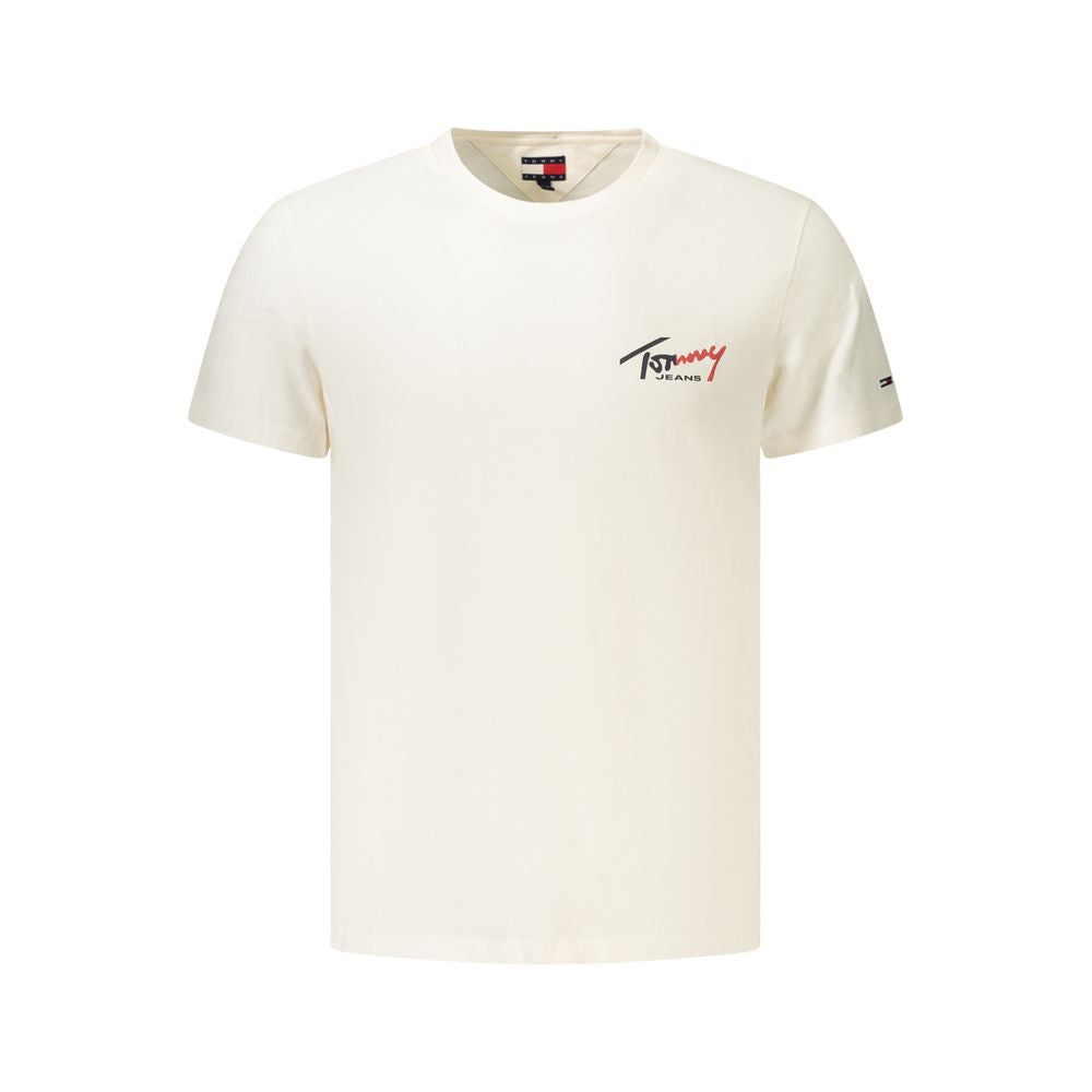 T-shirt en coton blanc pour homme Tommy Hilfiger