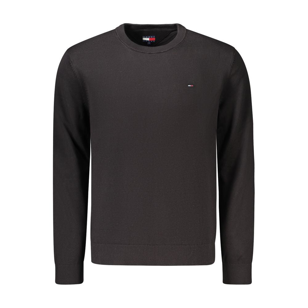 Pull en coton noir Tommy Hilfiger pour homme