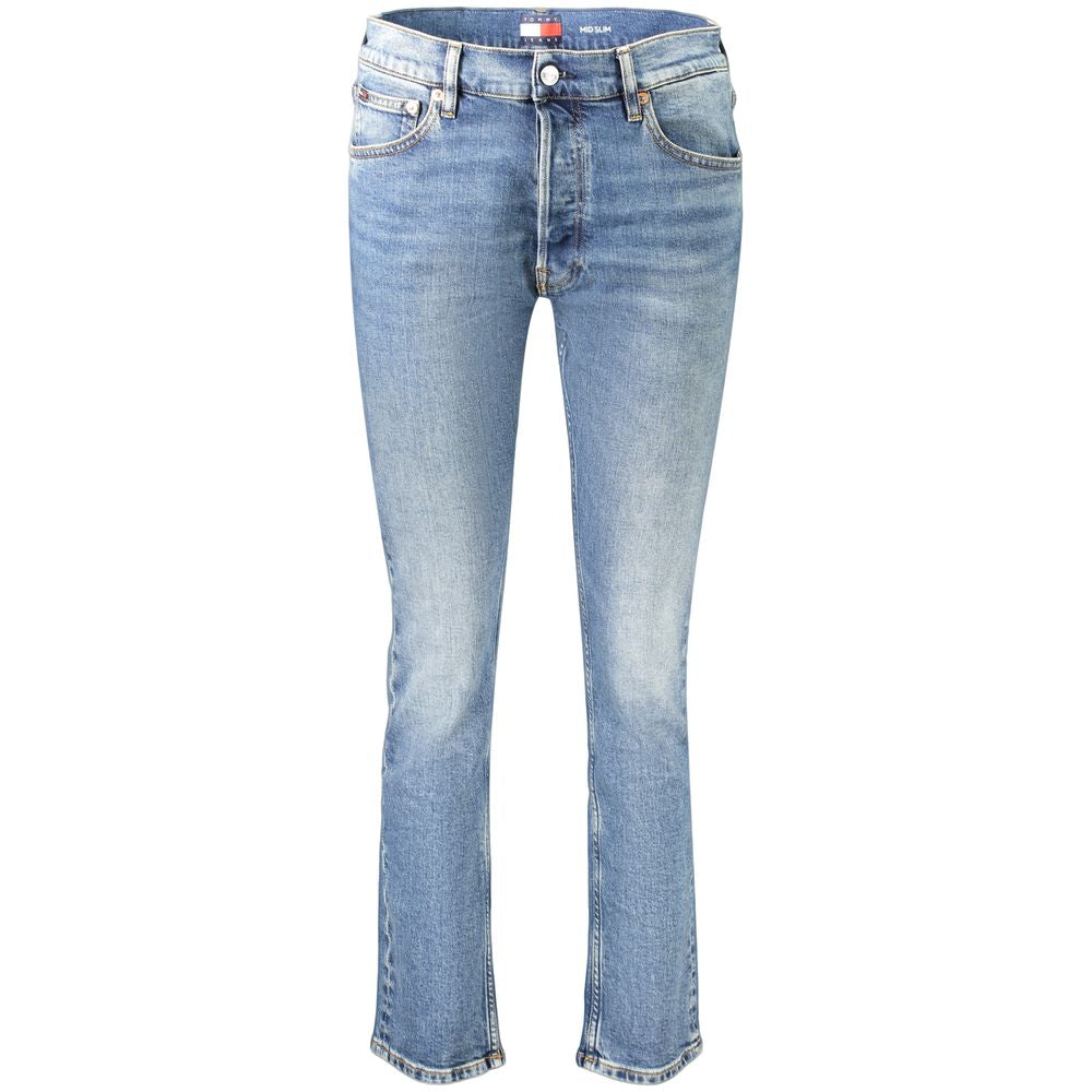 Jean en coton bleu Tommy Hilfiger pour femme