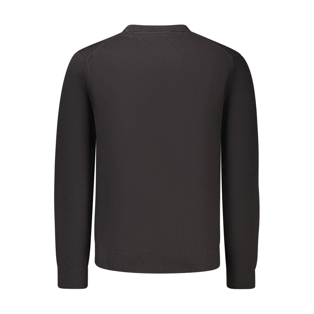 Pull en coton noir Tommy Hilfiger pour homme