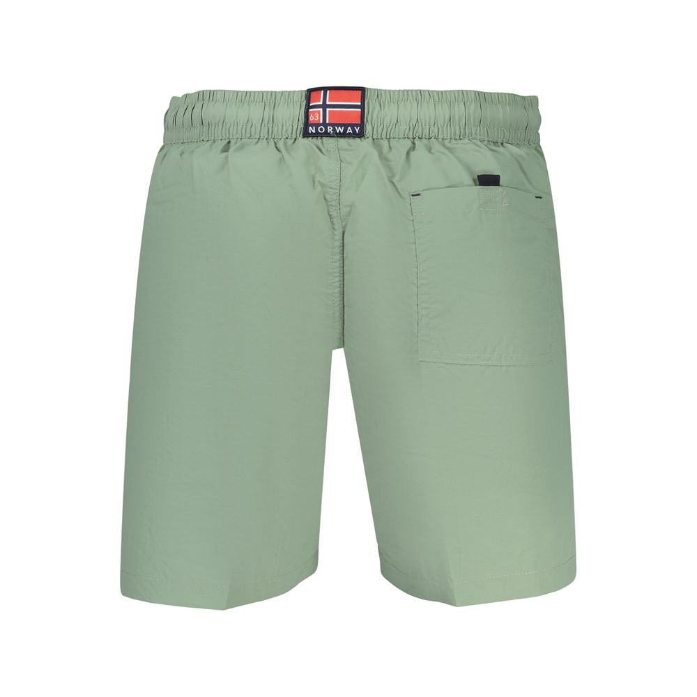 Maillot de bain homme vert en polyamide Norvège 1963