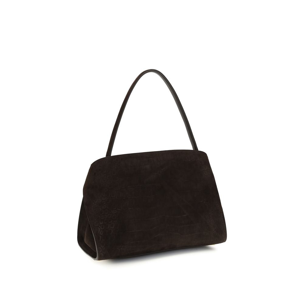Sac à bandoulière Ferragamo en cuir de veau marron Bos Taurus