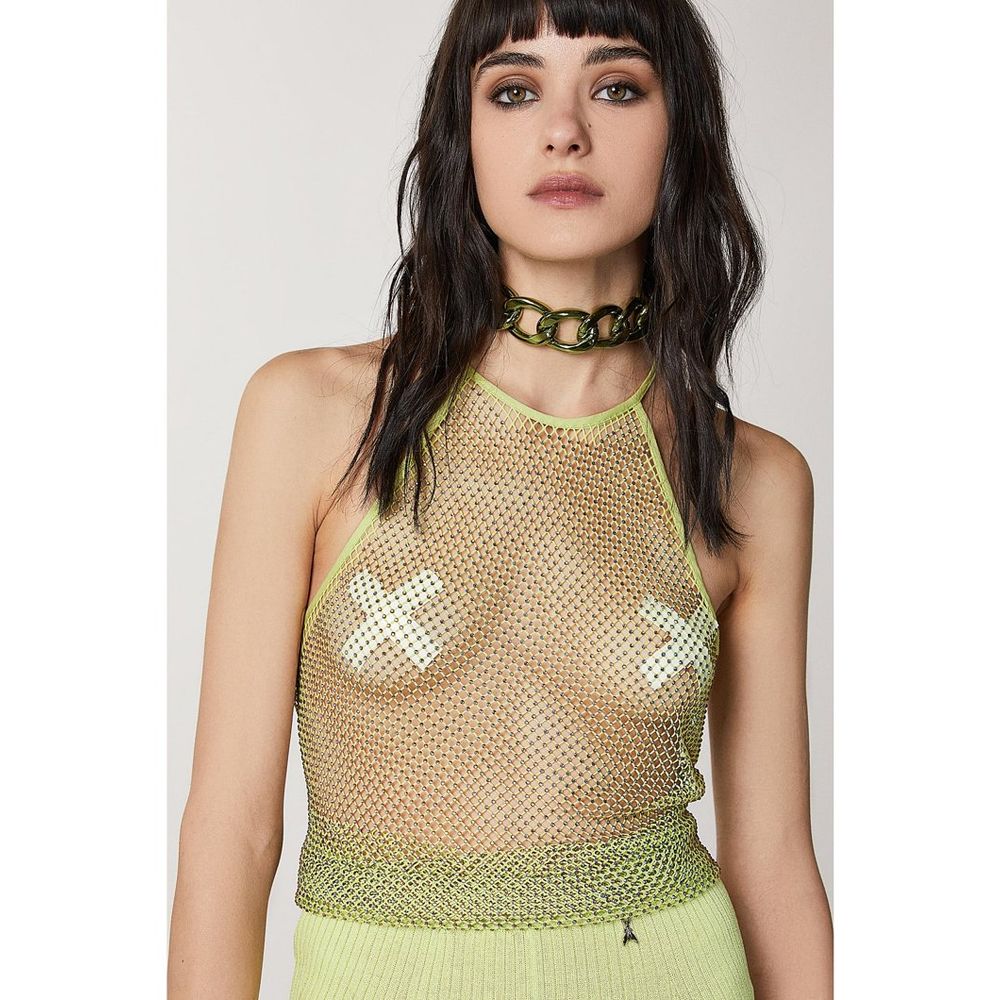 Débardeurs Patrizia Pepe en polyester jaune