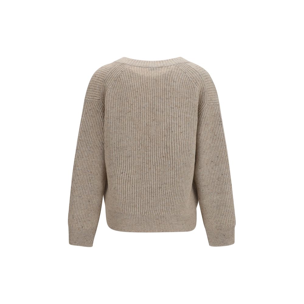 Brunello Cucinelli Beiges Kaschmir-Sweatshirt