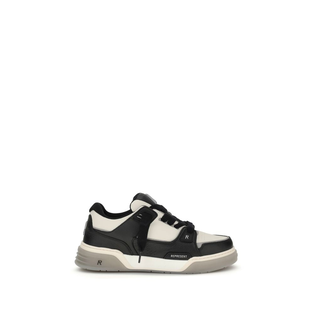 Baskets basses en cuir de veau multicolore Bos Taurus