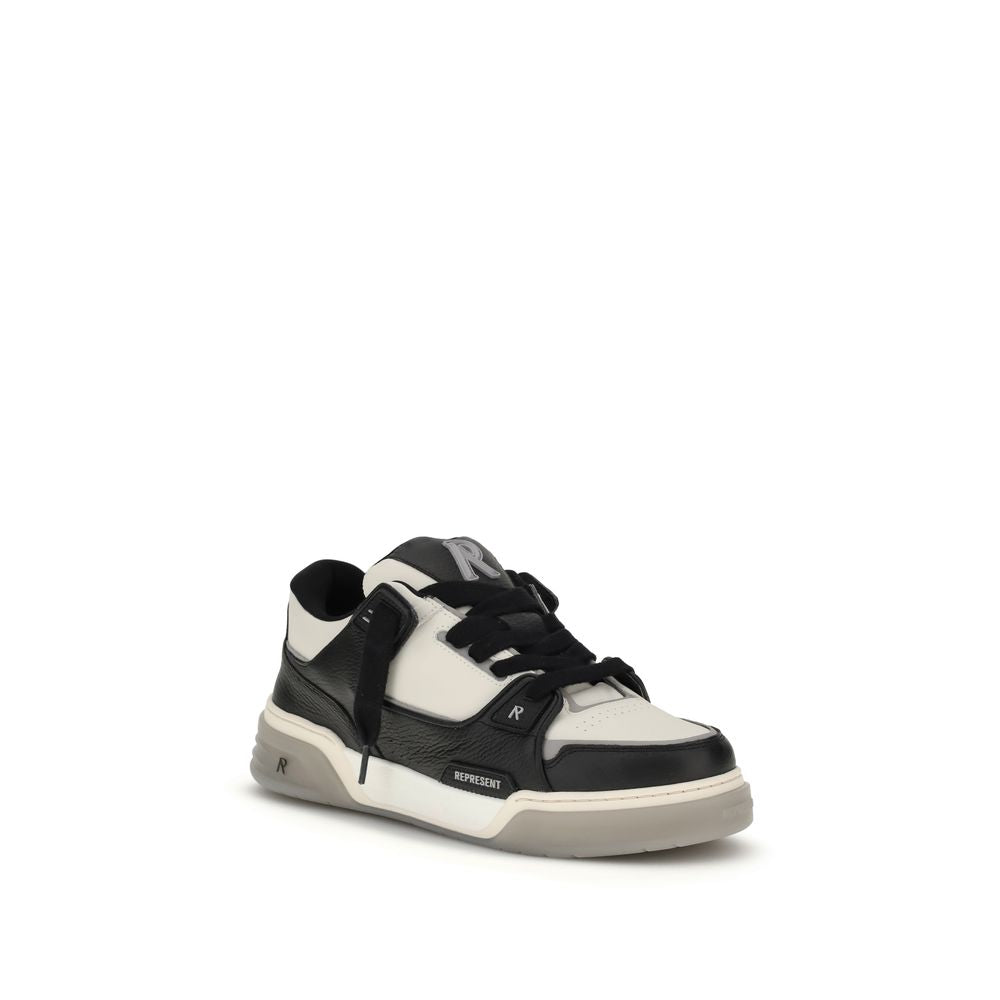 Baskets basses en cuir de veau multicolore Bos Taurus