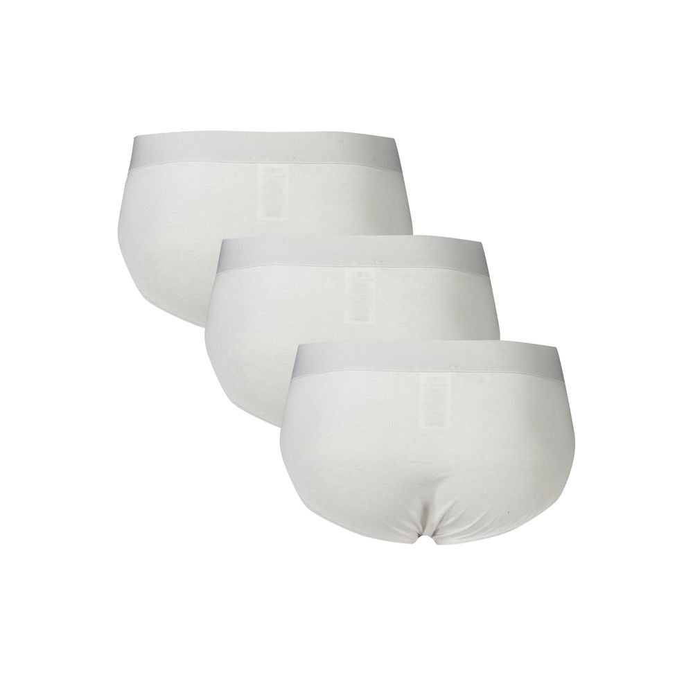 Slip Bikkembergs blanc en polyester pour homme