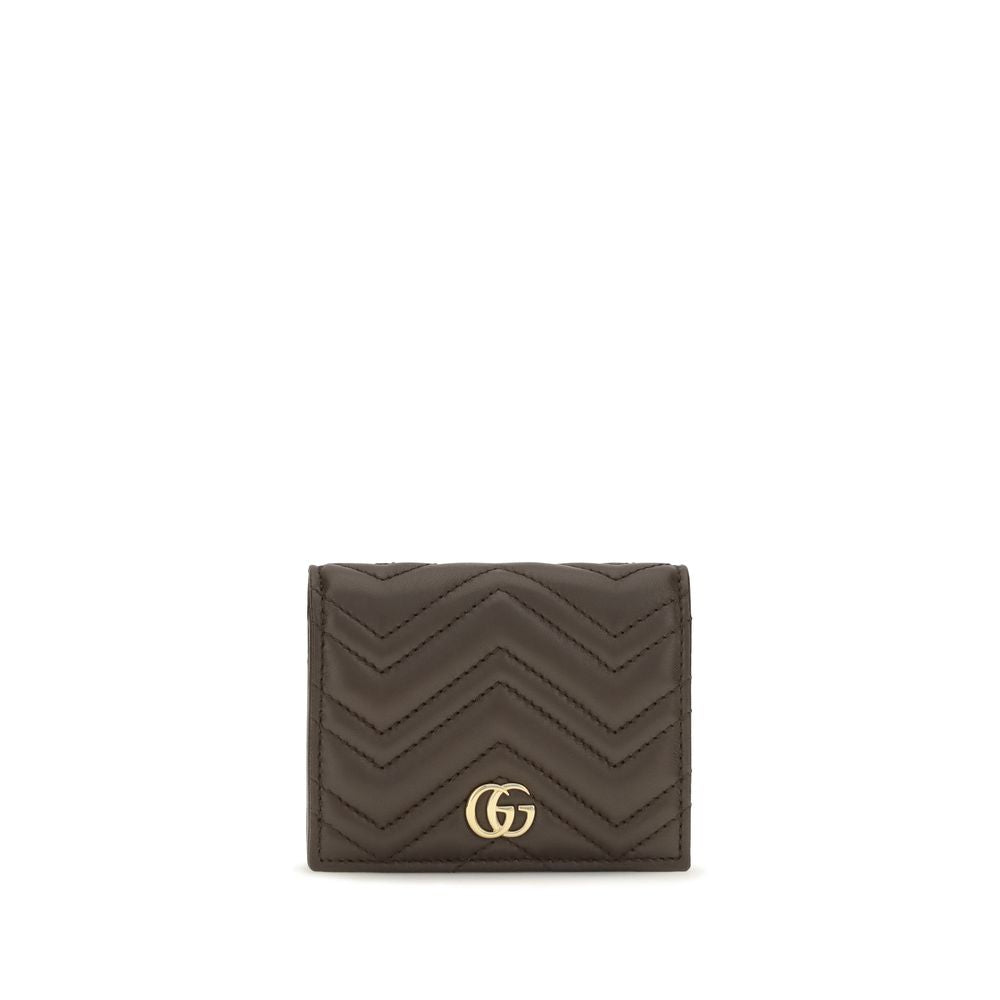 Portefeuille Gucci en cuir de veau marron Bos Taurus