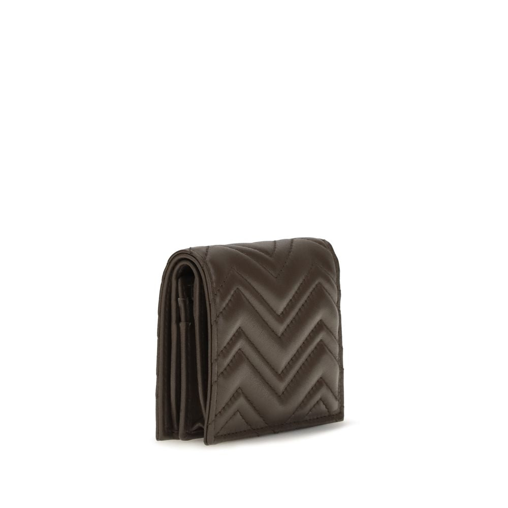 Portefeuille Gucci en cuir de veau marron Bos Taurus