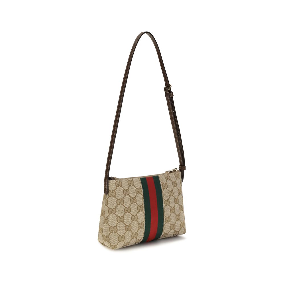Gucci Beige Polyester Shoulder Bag