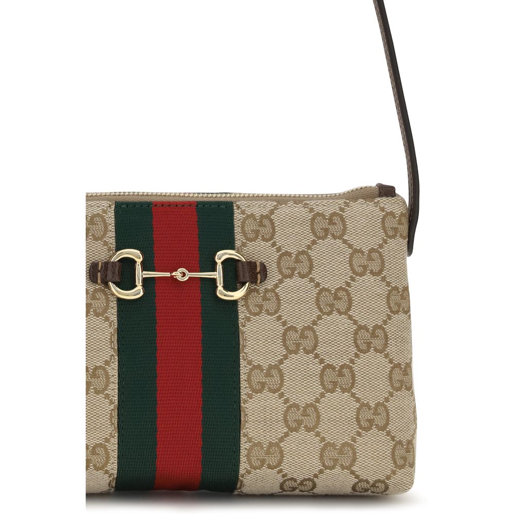 Gucci Beige Polyester Shoulder Bag