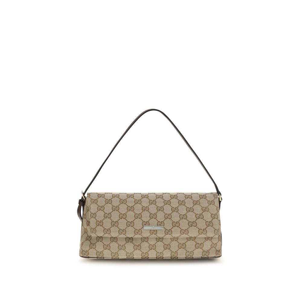Gucci Brown Polyester Shoulder Bag