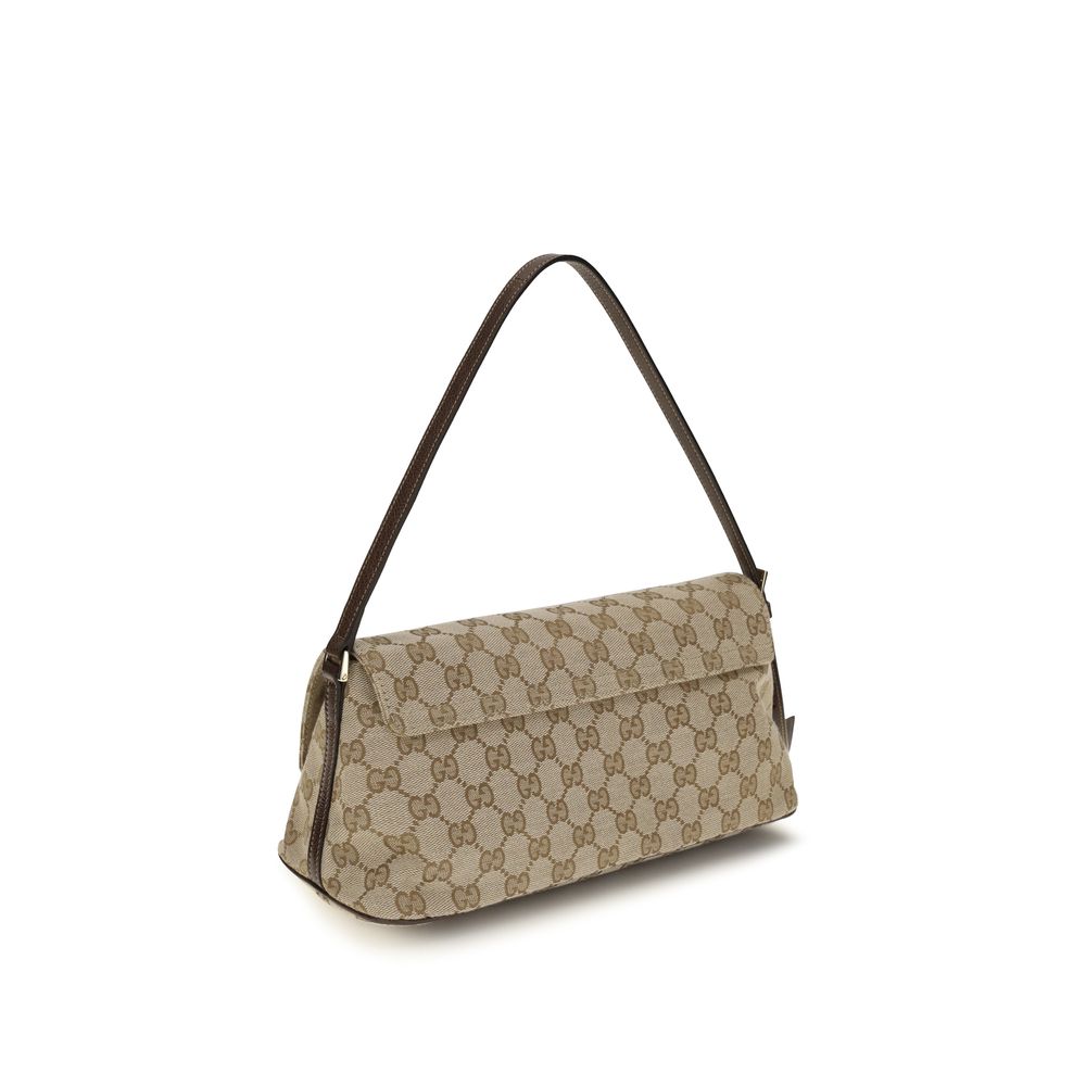 Gucci Brown Polyester Shoulder Bag
