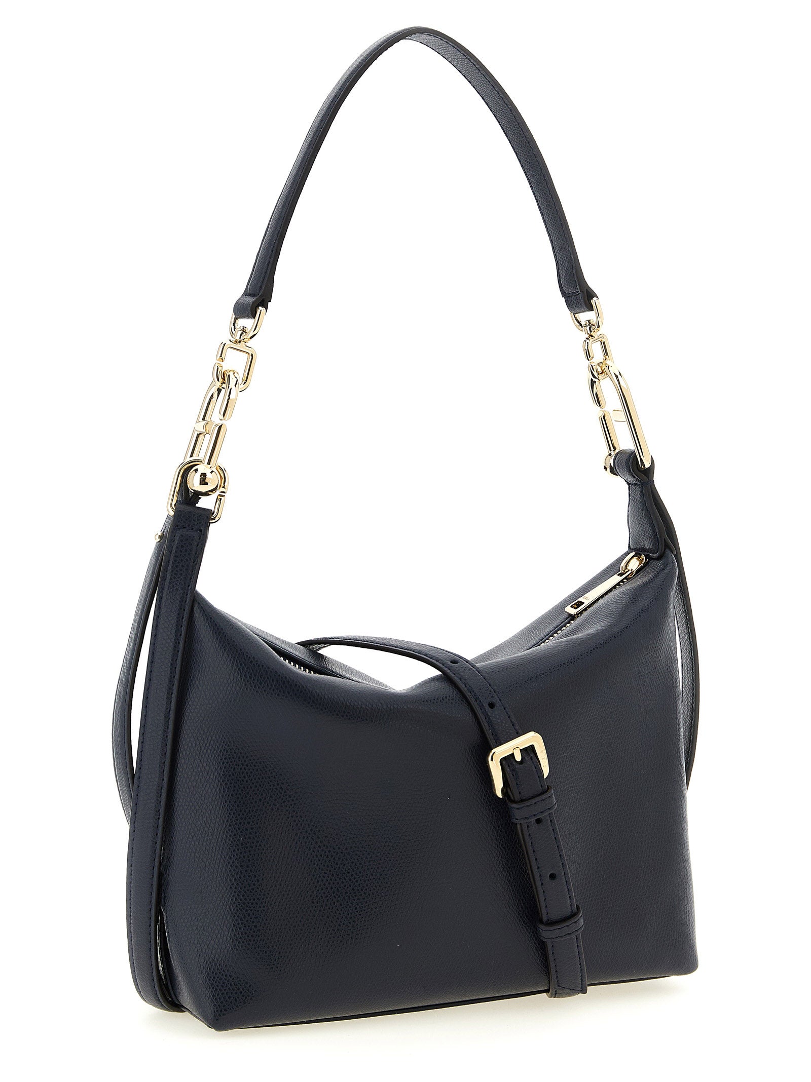 Furla Blue Calfskin Shoulder Bag