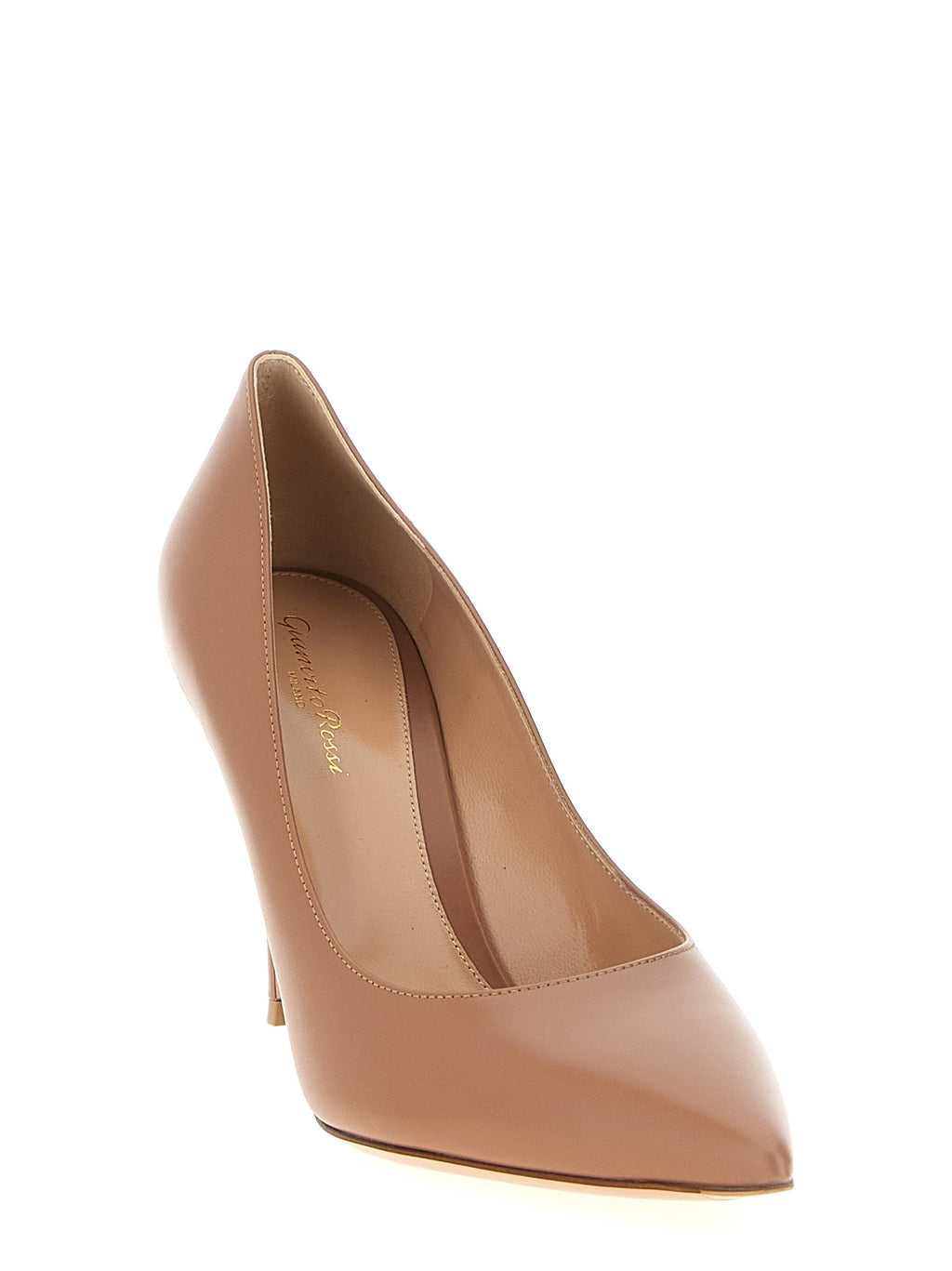Gianvito Rossi Beige Calfskin High Heel Pumps
