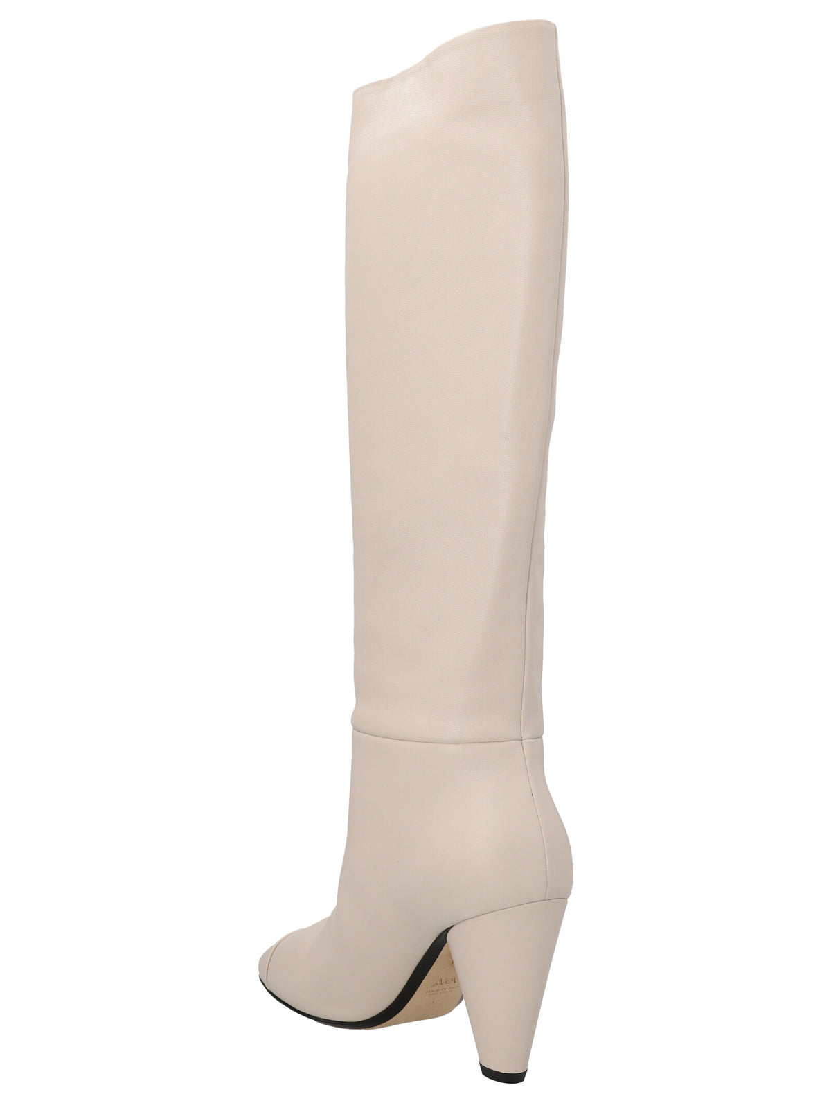 ALEVÌ White Leather Over The Knee