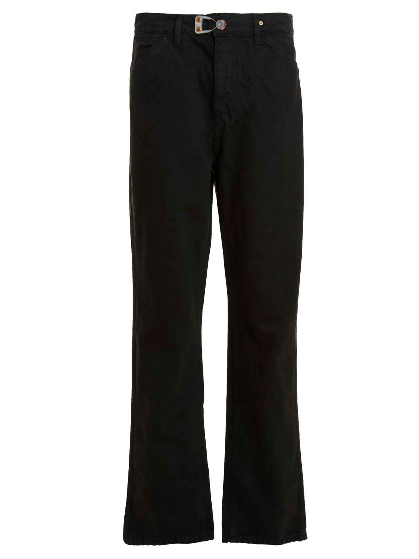 Objects IV Life Gray Cotton Straight-Leg Jeans