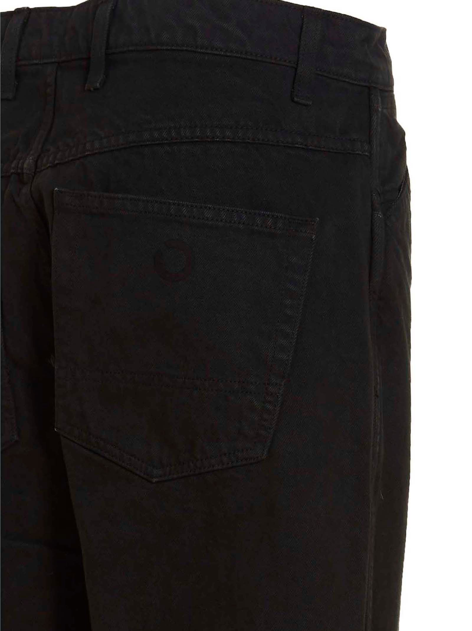 Objects IV Life Gray Cotton Straight-Leg Jeans