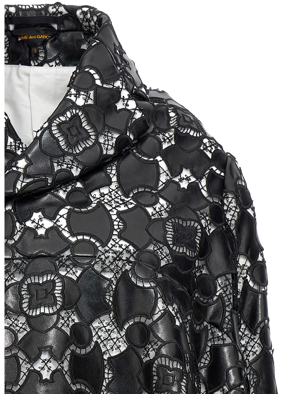 Comme Des Garçons Bicolor Polyethylene Leather Jacket