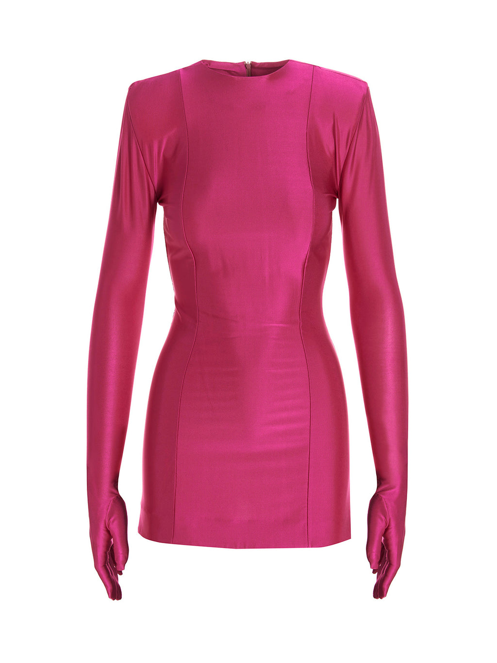 Vetements Fuchsia Viscose Short Dress