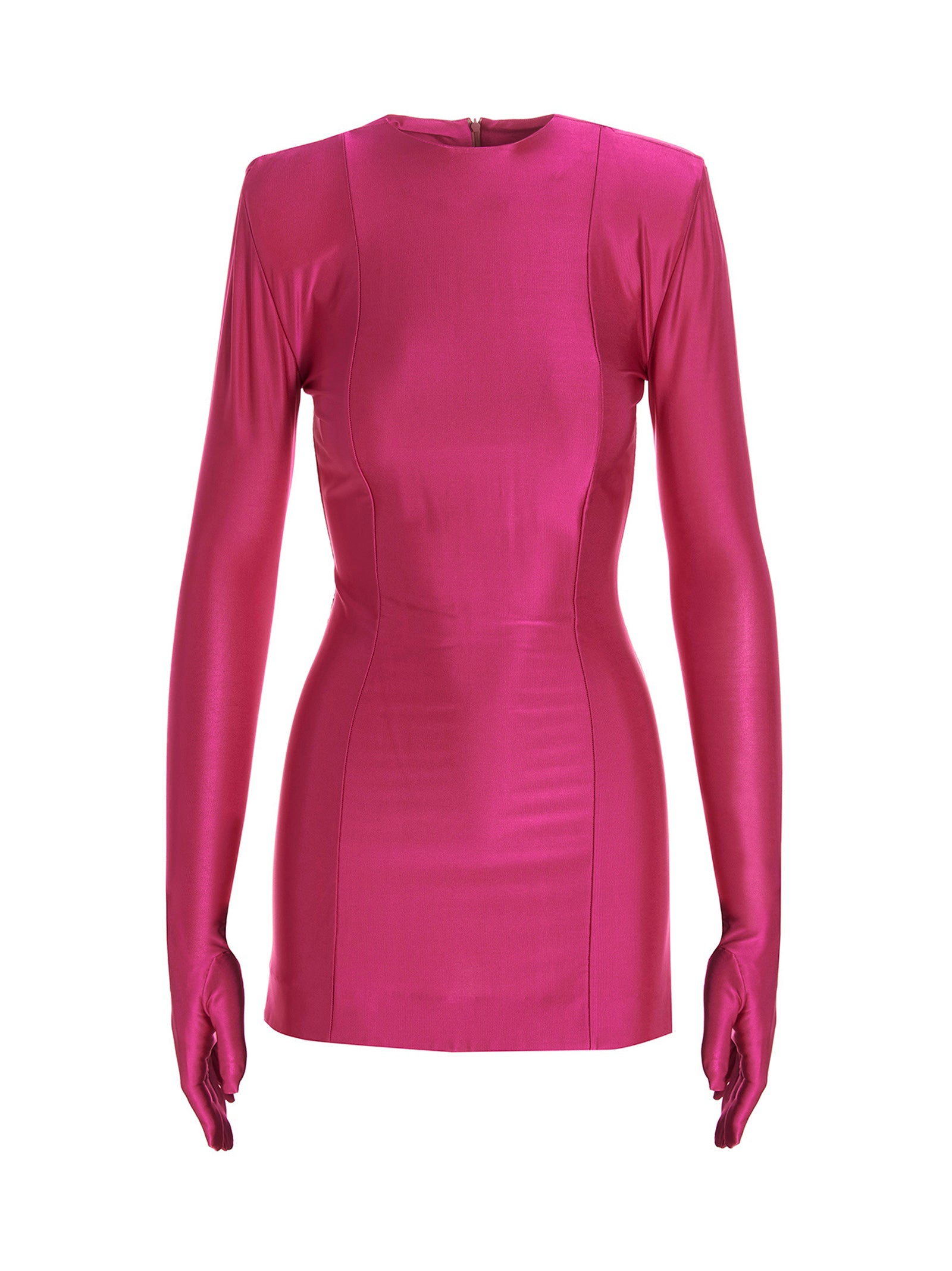 Vetements Fuchsia Viscose Short Dress