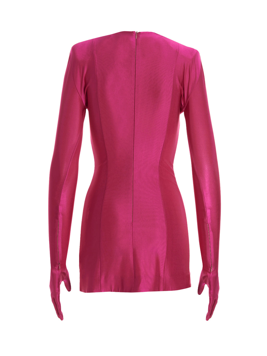 Vetements Fuchsia Viscose Short Dress