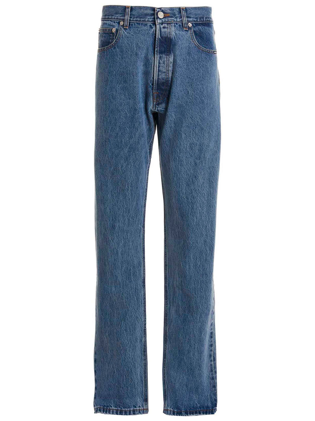 VTMNTS Blue Cotton Straight-Leg Jeans