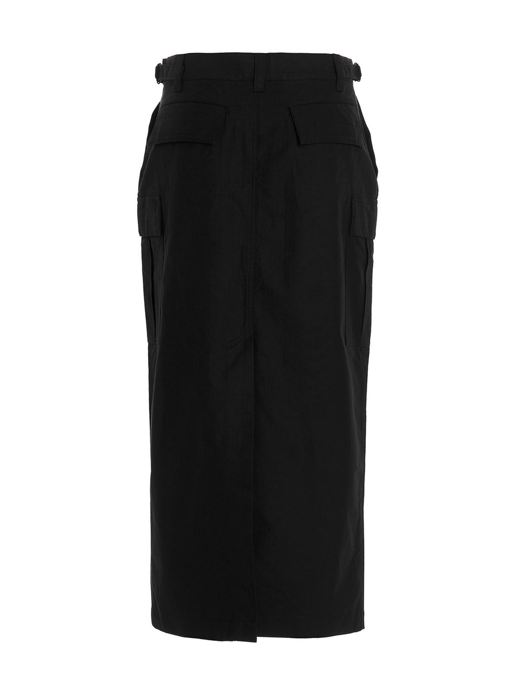 Wardrobe.Nyc Black Cotton Midi Skirt