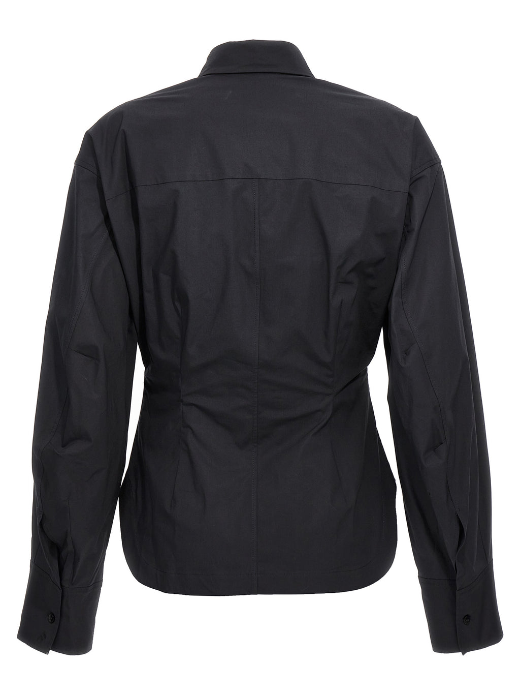 The Attico Black Cotton Blouse