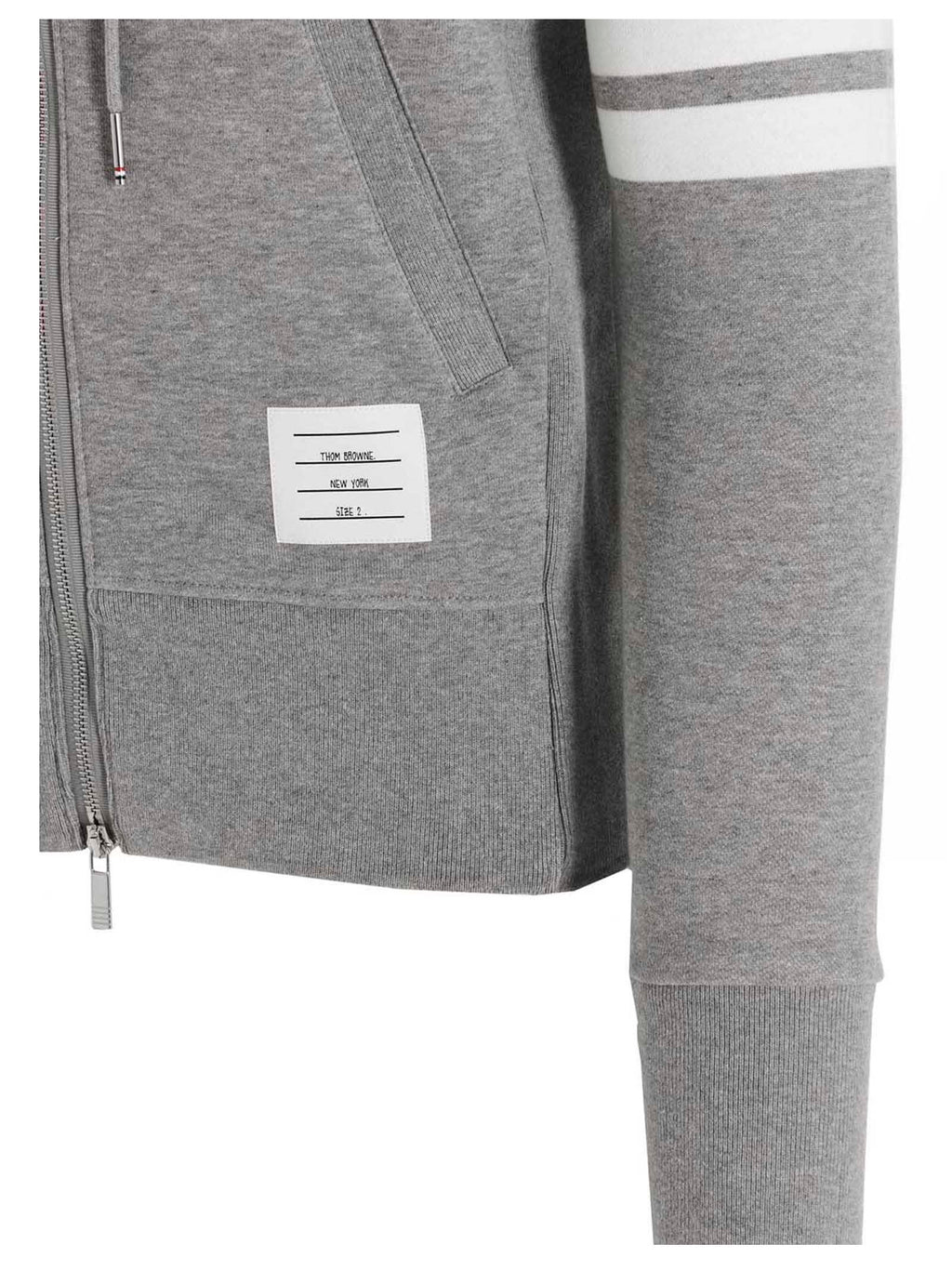 Thom Browne Gray Cotton Sweatshirt