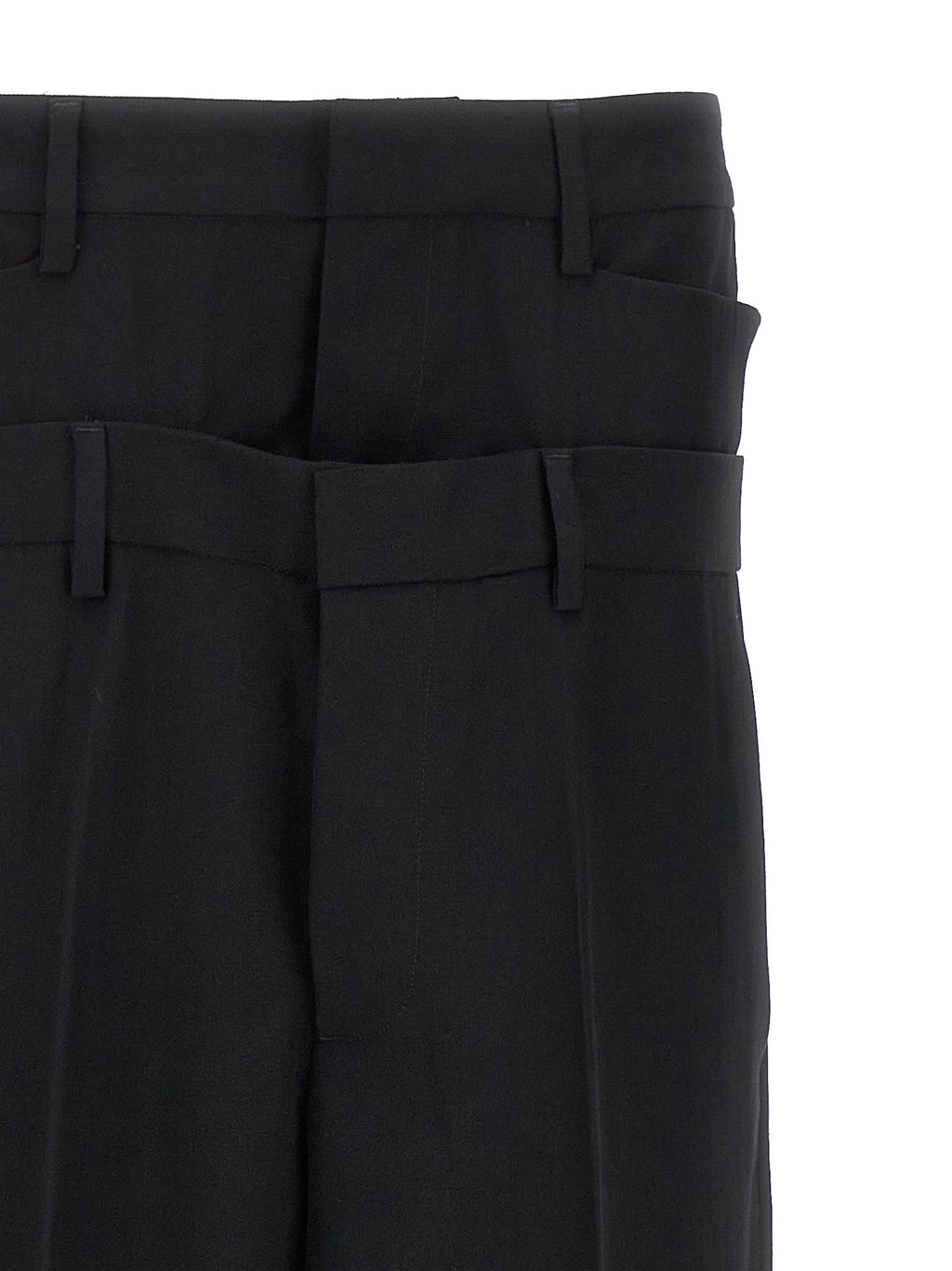Dsquared² Black Virgin Wool Dress Pants