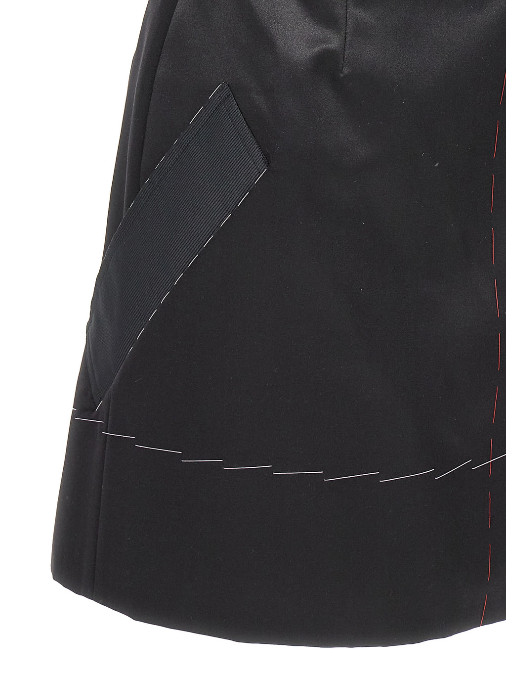 Maison Margiela Black Acetate Short Dress