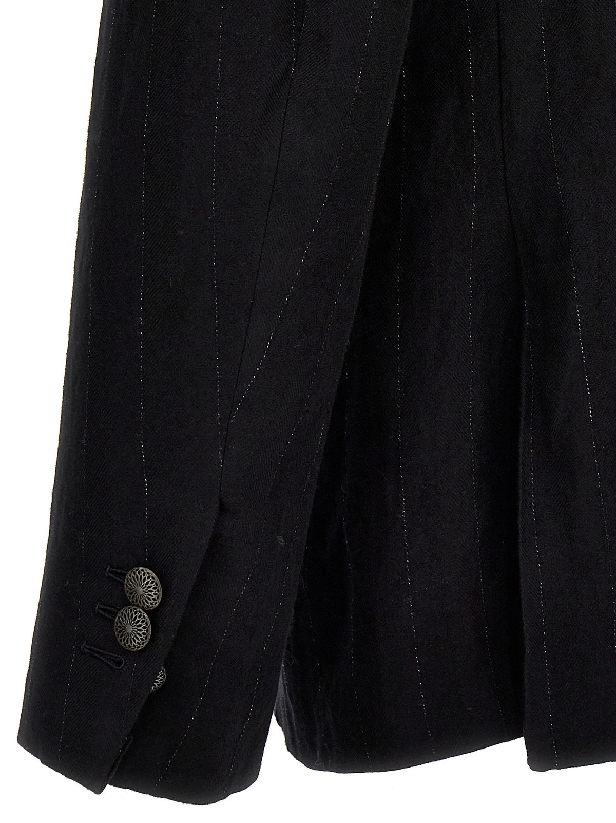 MAURIZIO MIRI Black Cotton Blazer
