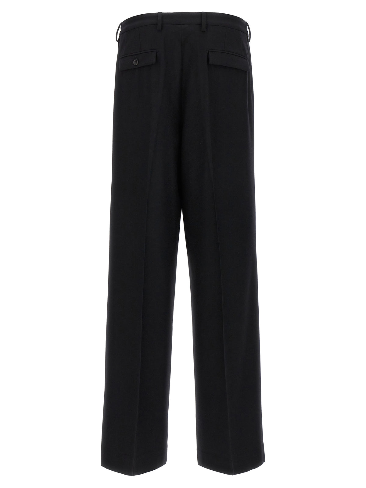 CELLAR DOOR Black Virgin Wool Dress Pants