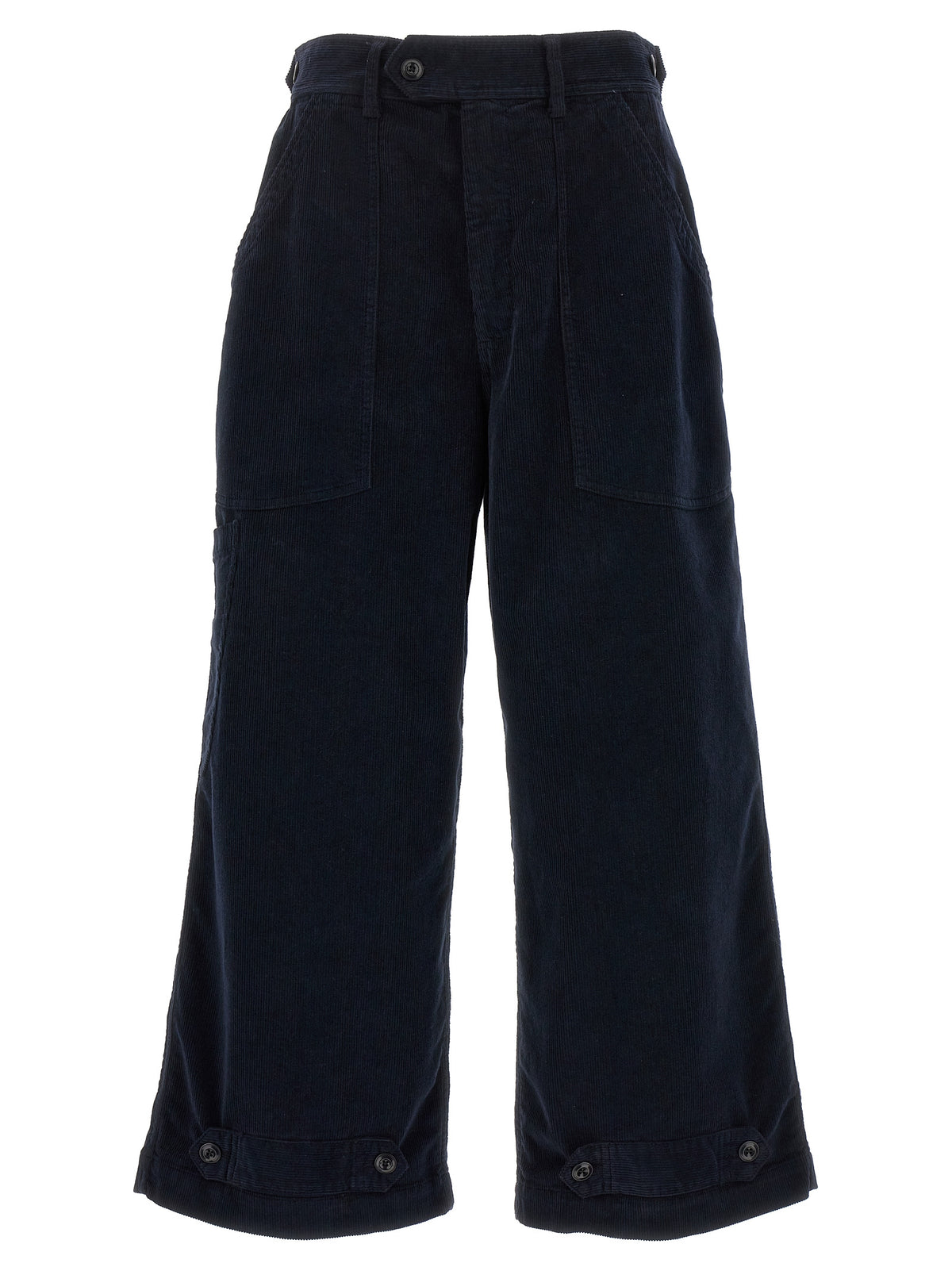 CELLAR DOOR Blue Cotton Casual Pants