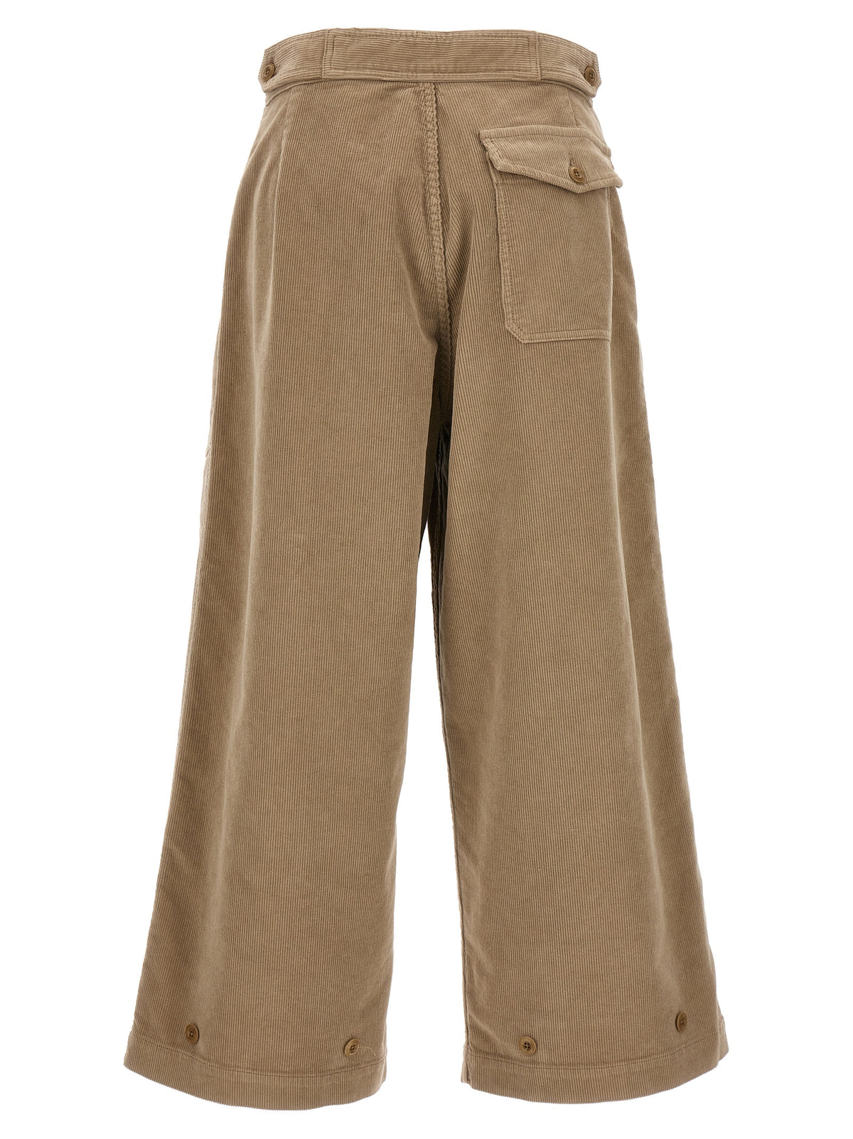 CELLAR DOOR Beige Cotton Casual Pants
