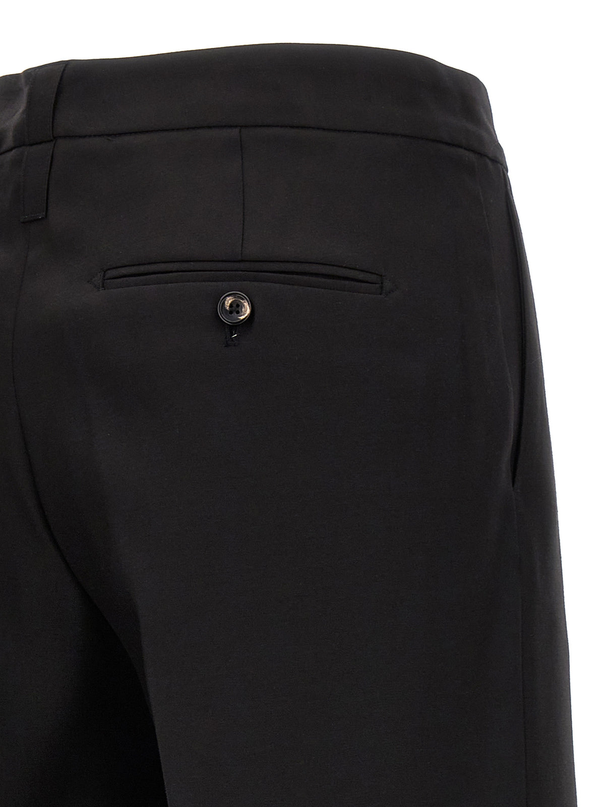 CELLAR DOOR Black Virgin Wool Dress Pants