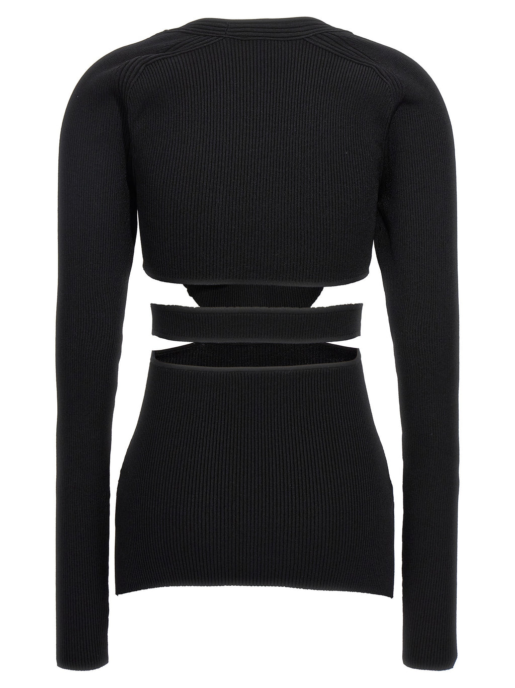 Nensi Dojaka Black Viscose Cardigan