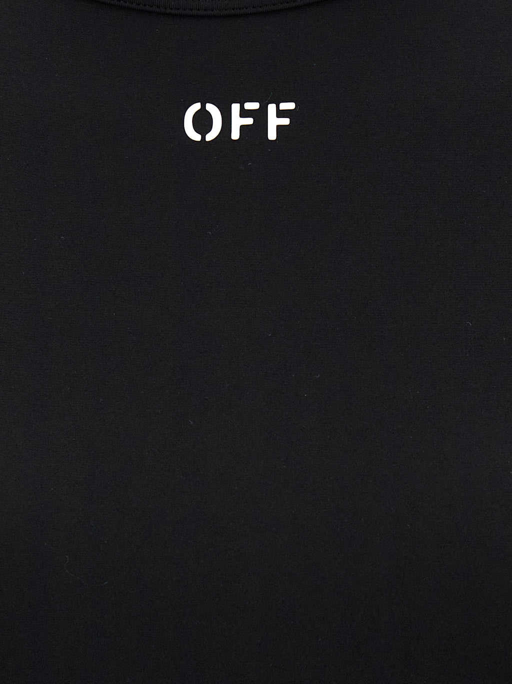 Off-White Black Polyamide Long Sleeve T-Shirt
