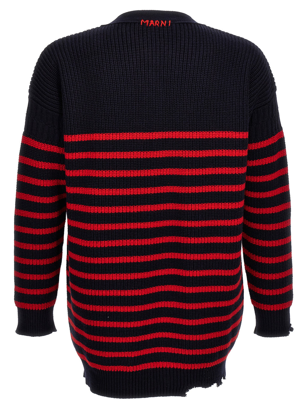 Marni Multicolor Virgin Wool Cardigan