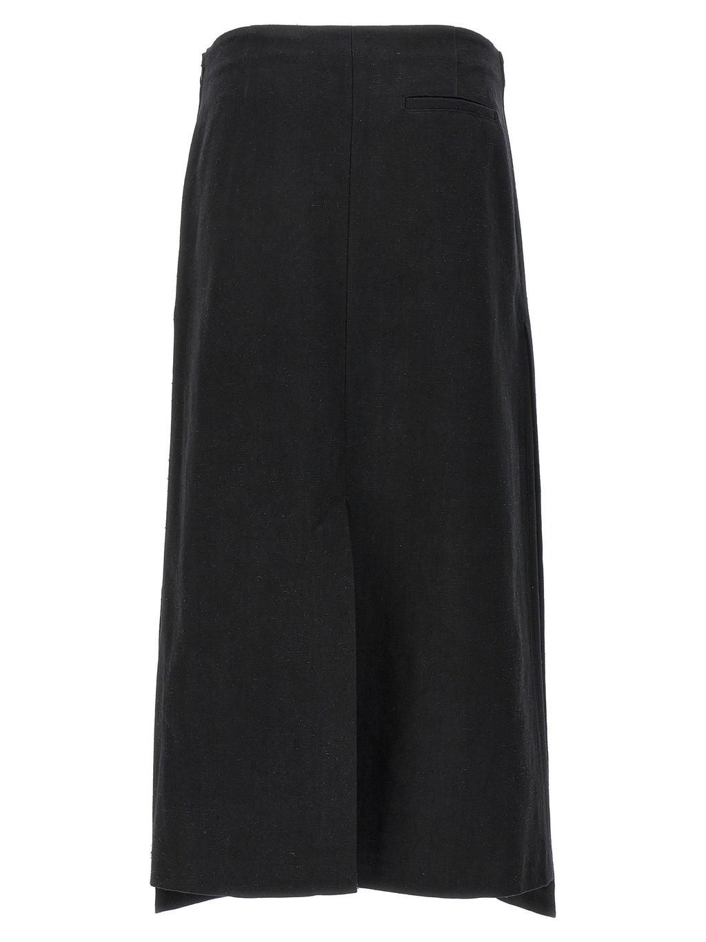 Loulou De Saison Black Cotton Mini Skirt