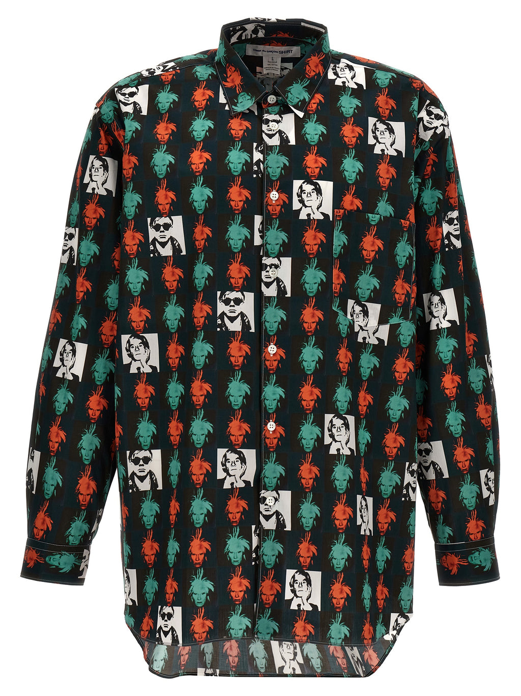 Comme Des Garçons Multicolor Cotton Blouse
