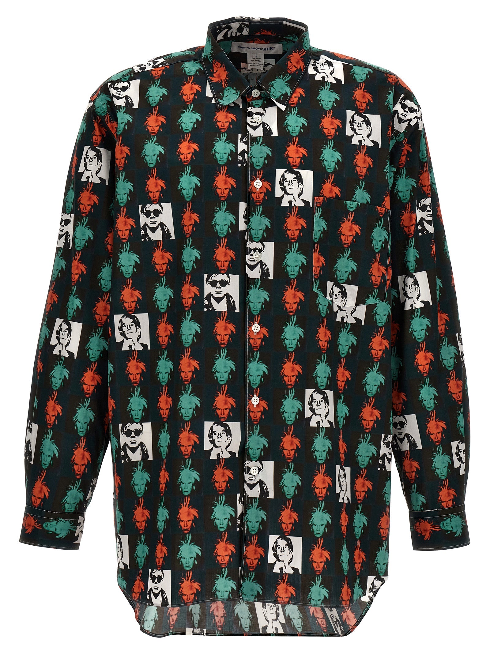 Comme Des Garçons Multicolor Cotton Blouse