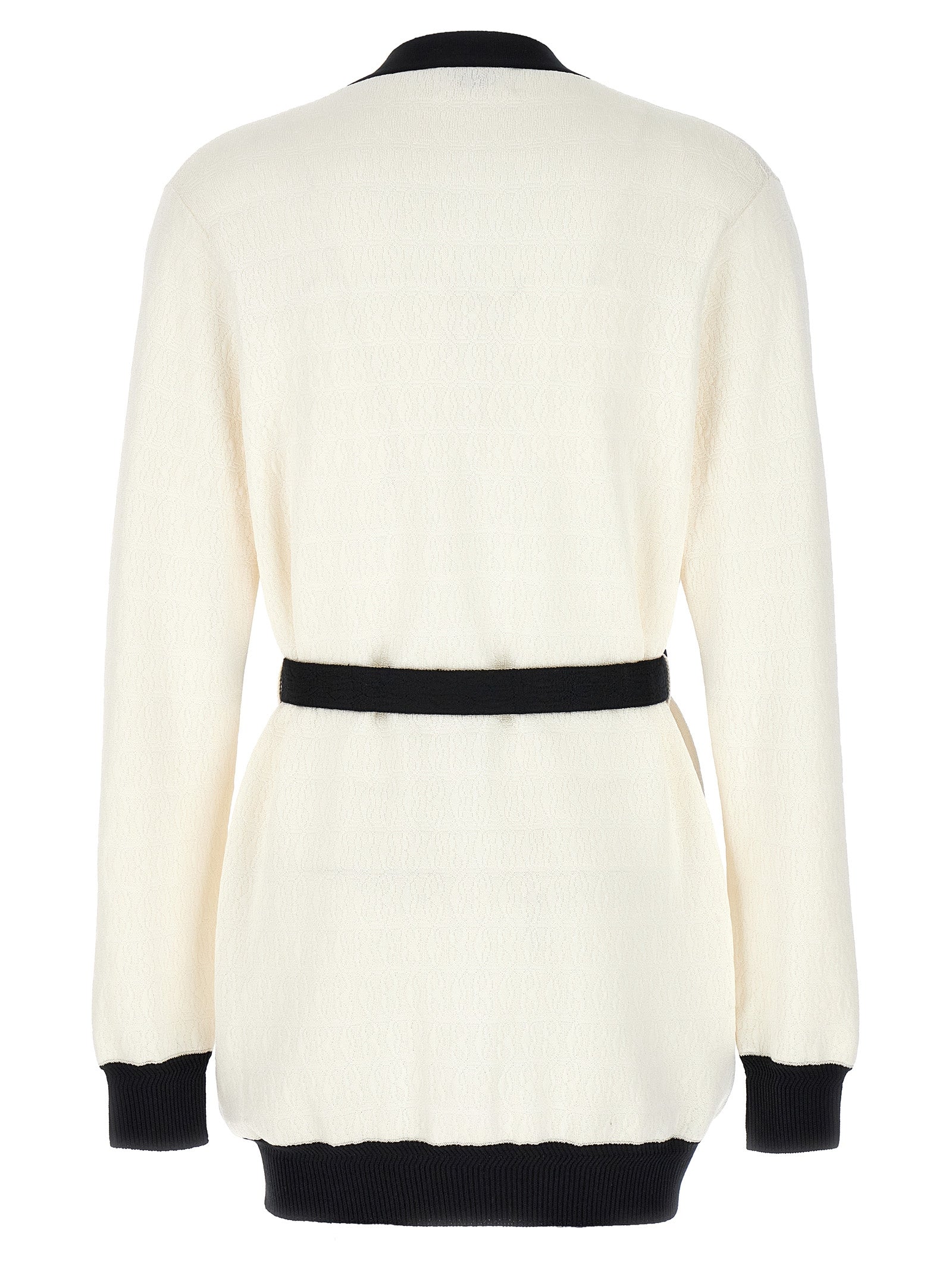 Bally Bicolor Viscose Cardigan