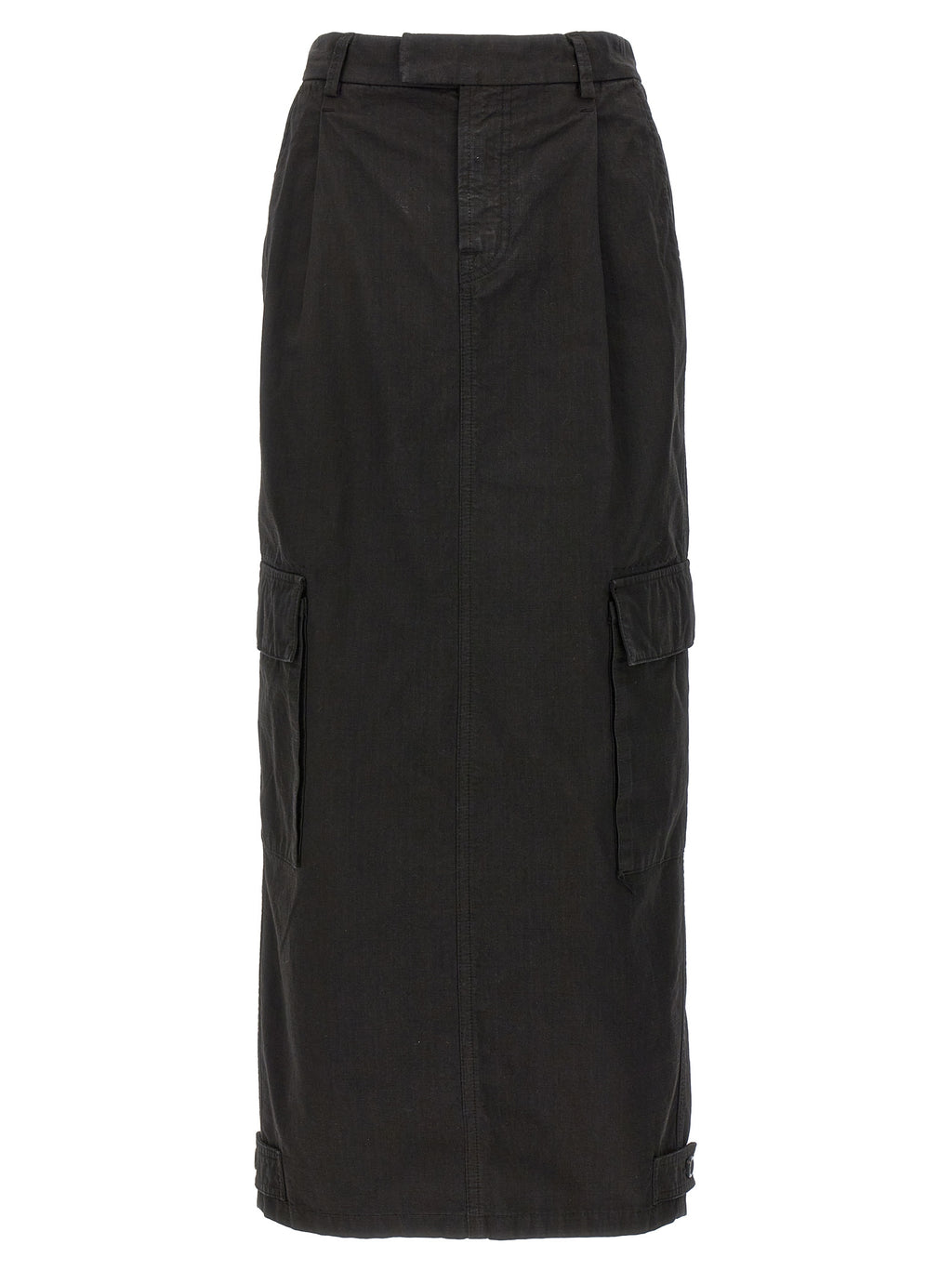 Armarium Black Cotton Mini Skirt
