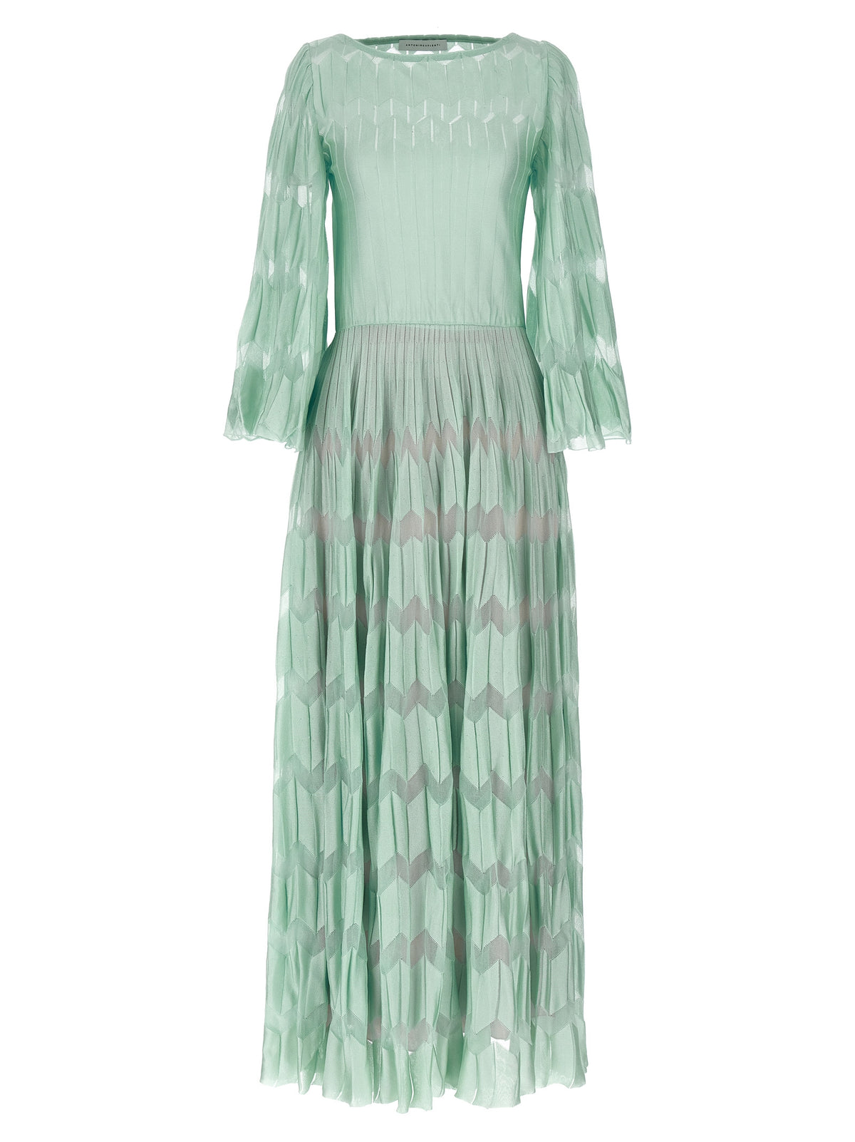 ANTONINO VALENTI Bicolor Viscose Long Dress