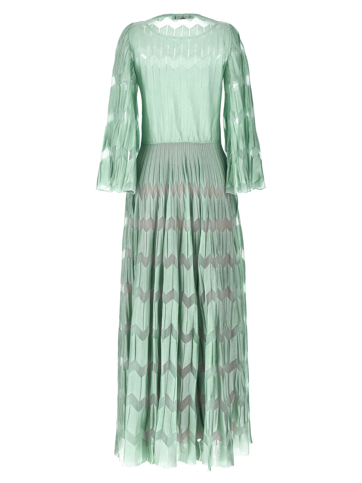 ANTONINO VALENTI Bicolor Viscose Long Dress