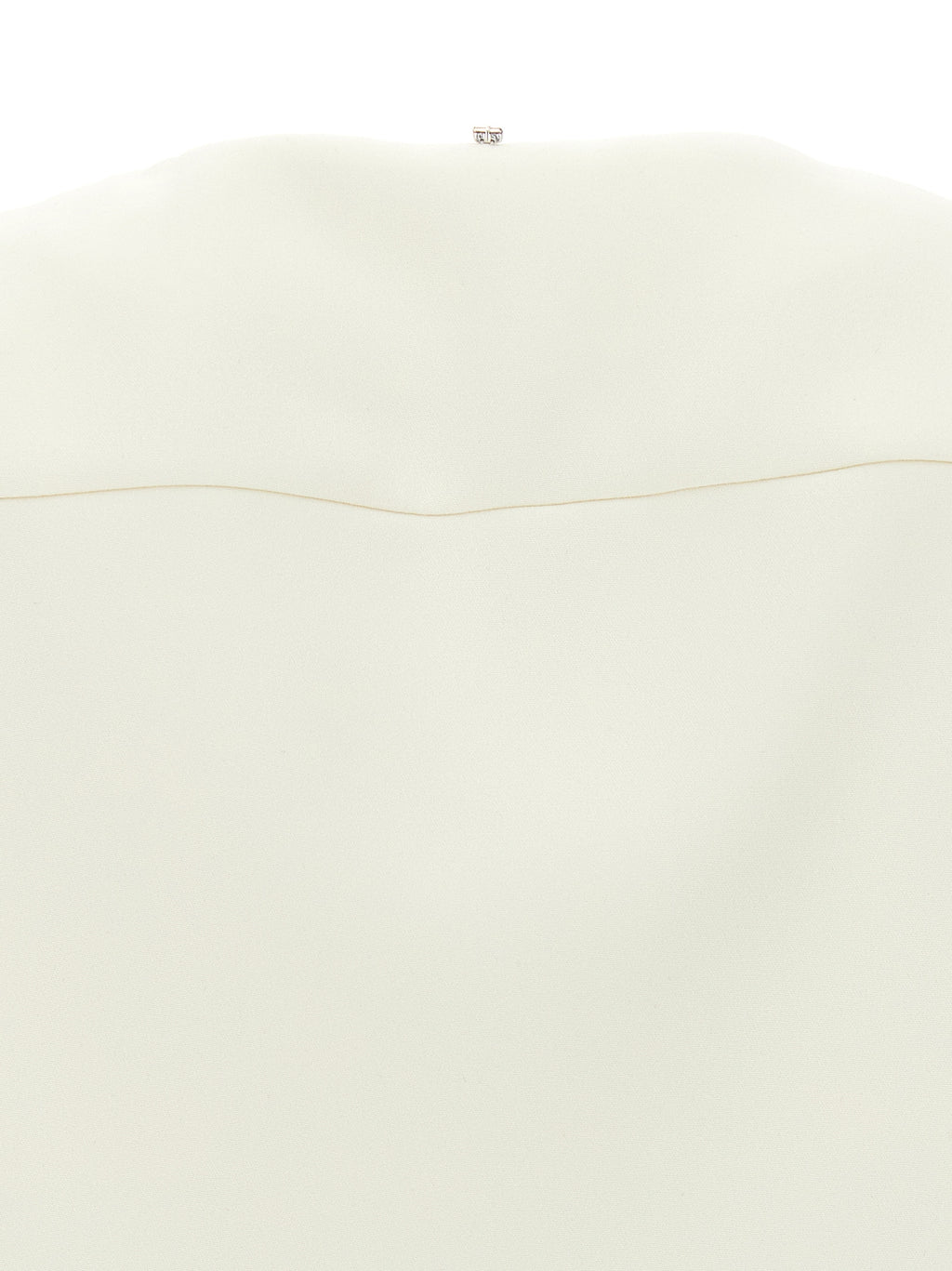 Sportmax White Polyester Full-Length Jacket